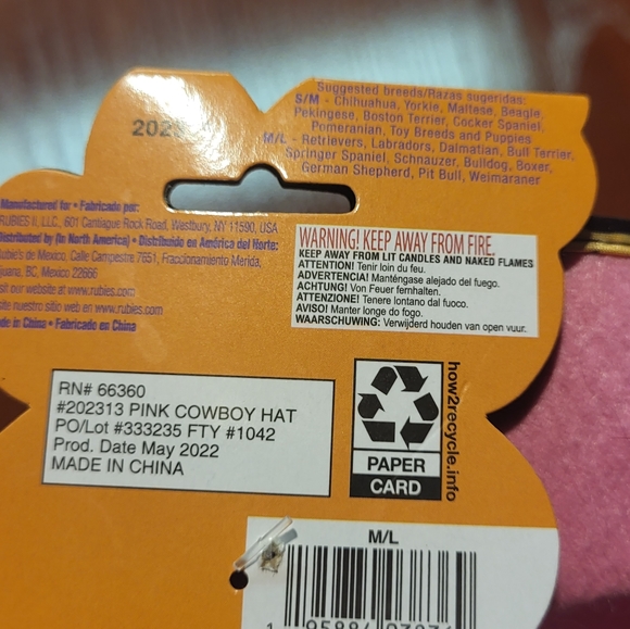 New Pink Cowboy Hat - Picture 6 of 6